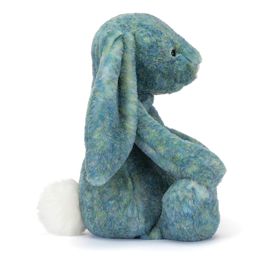  ぬいぐるみ うさぎ 水色 bashful aqua bunny 31cm/original【25周年記念ラベル】Jellycat Bashful Luxe Bunny